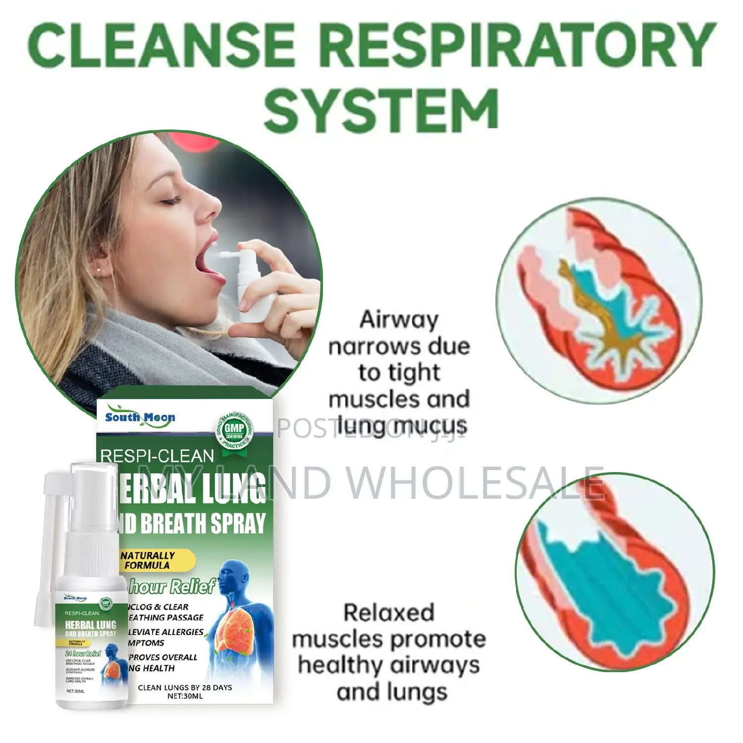 Herbal Lungs Clearing/Breath Spray