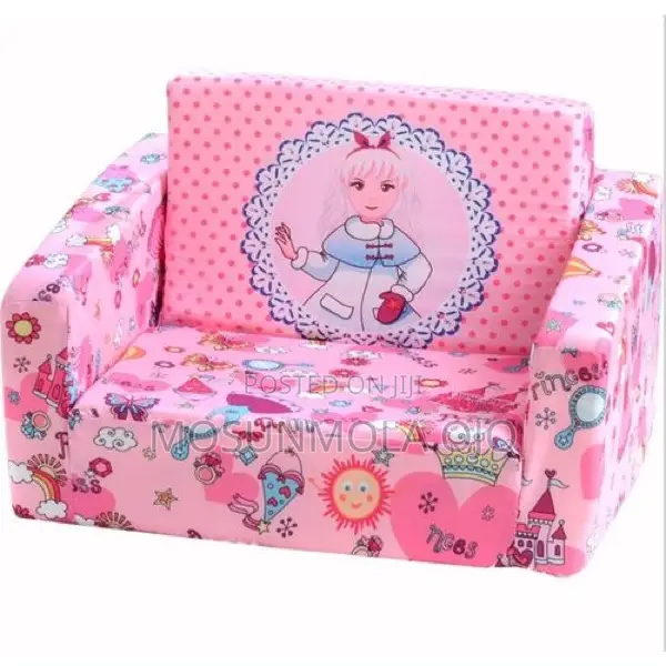 2 in 1 Foldable Convertible Children Foam Sofa Bed