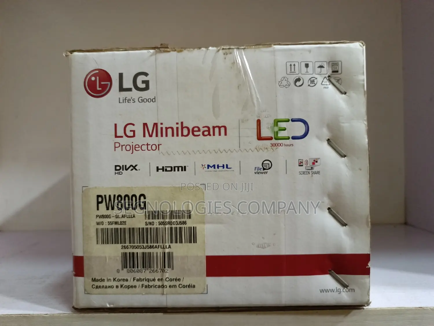 Lg Pw800g Led Minibeam DLP Projector