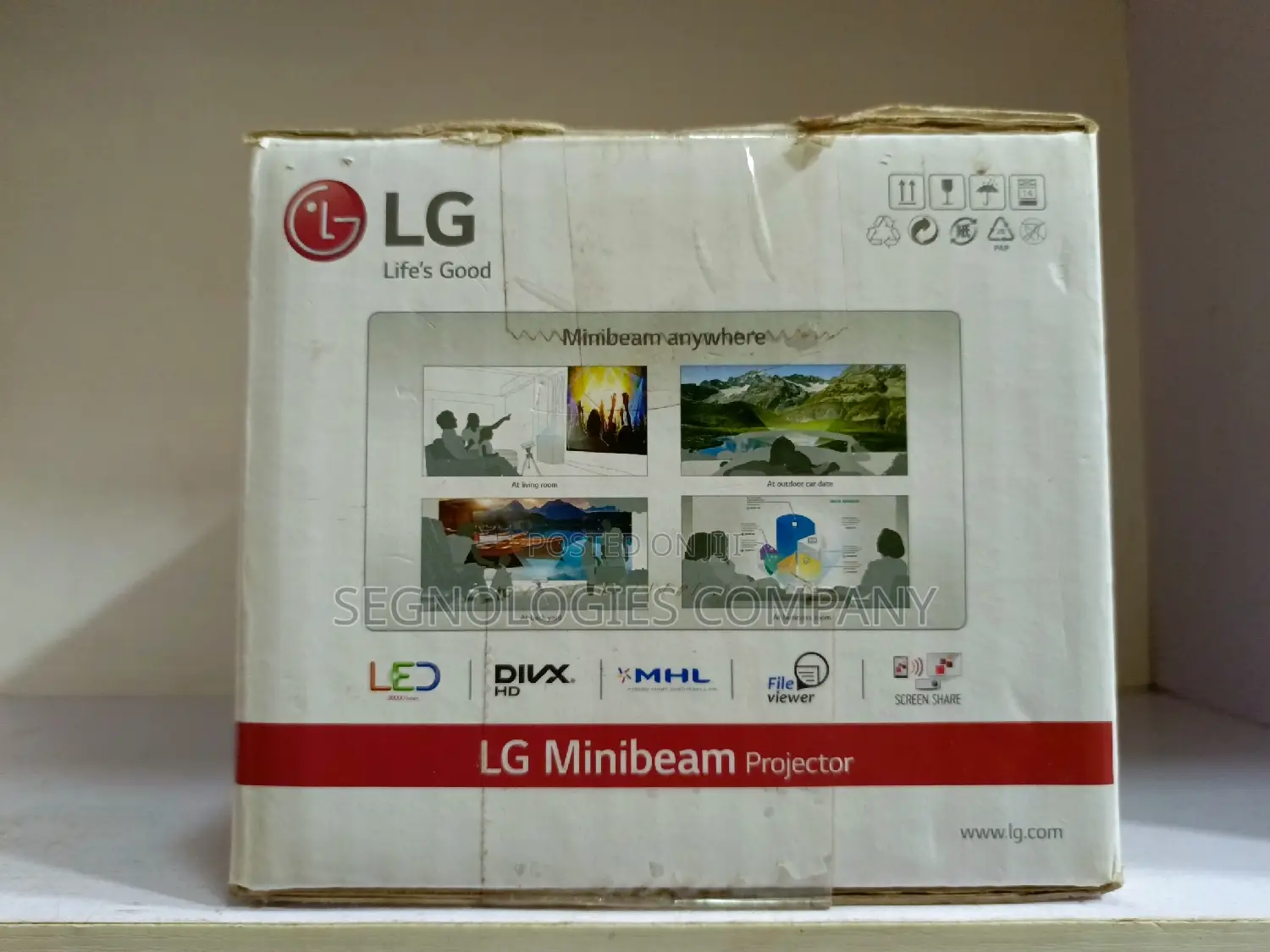 Lg Pw800g Led Minibeam DLP Projector