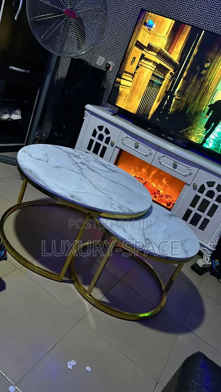Marble Center Table Set