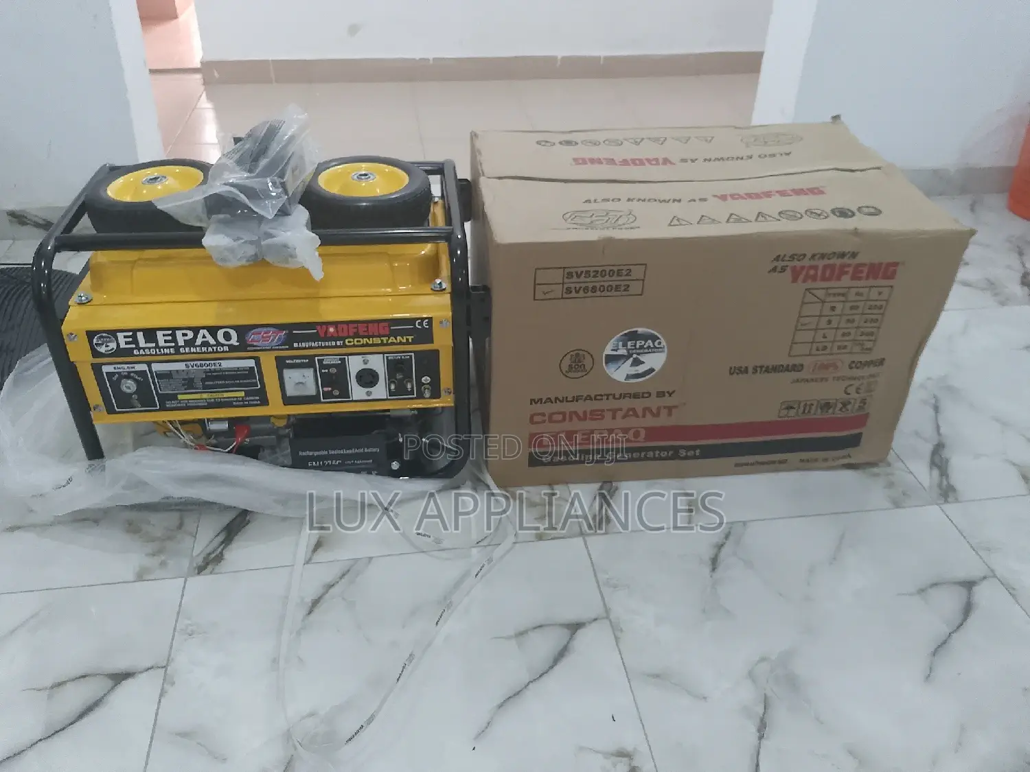 Key Starter and Manual System Elepaq Constant Generator