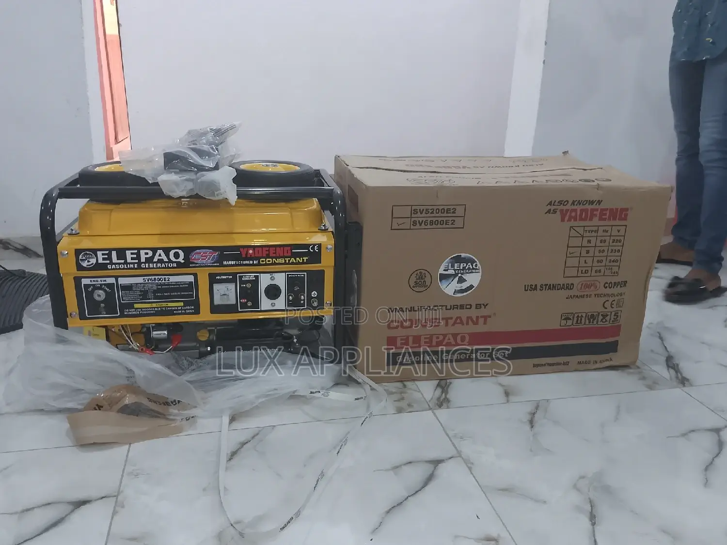 4.5kva Key Start Generator With Tires