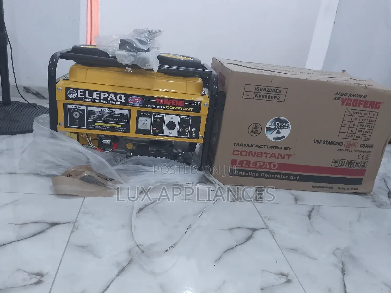 New Gasoline 4.5kva Low Noise Generator