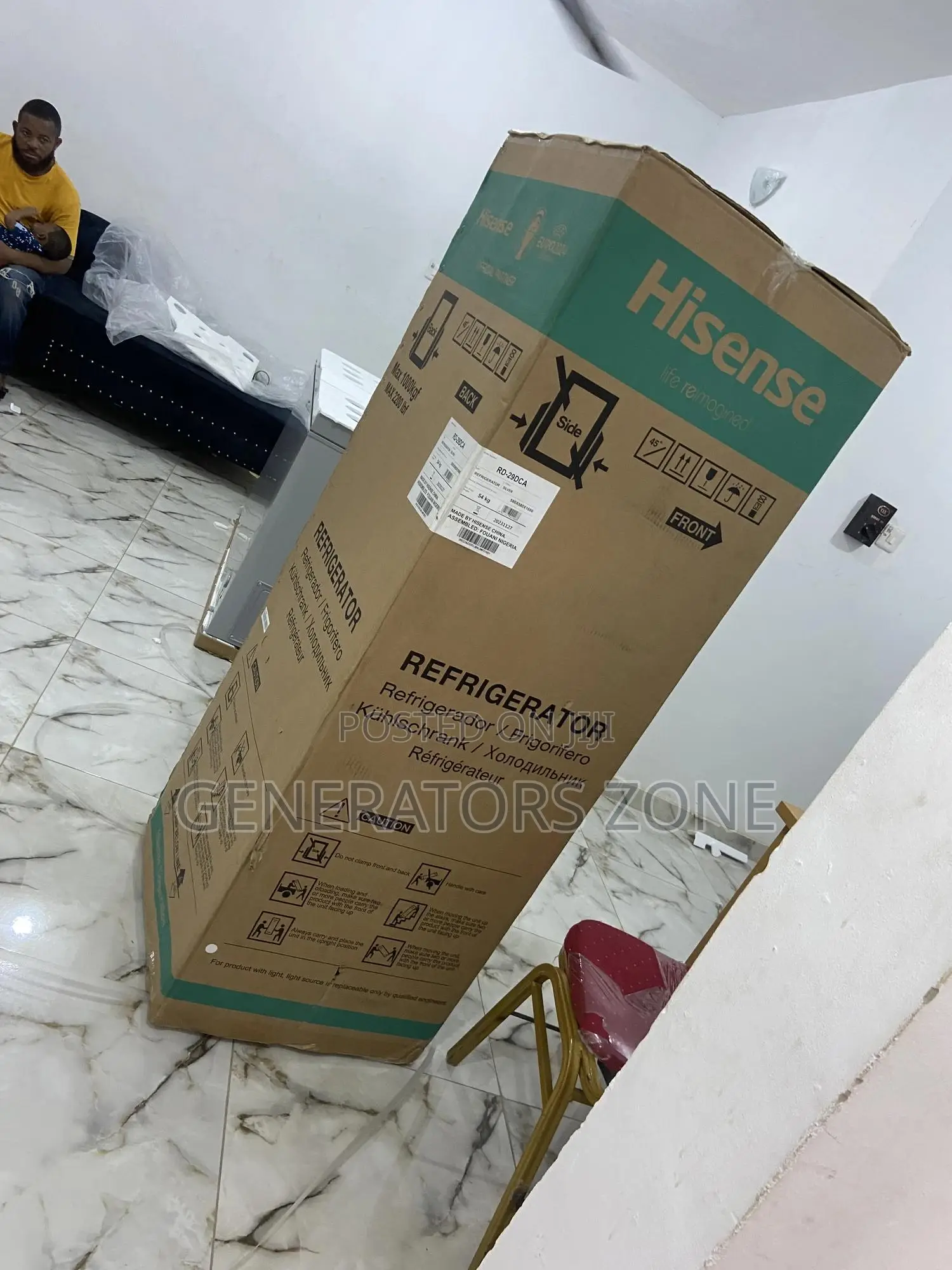 Noiseless 225ltr Bottom Freezer Hisense Refrigerator