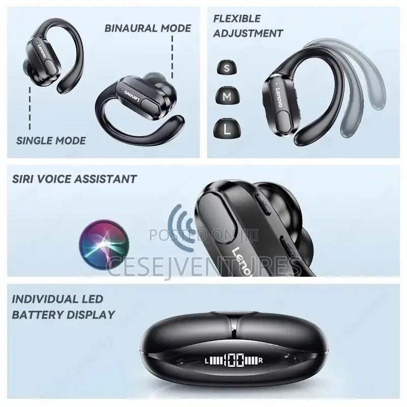 5.3 Earphones Wireless Headphones With Mic Button Control