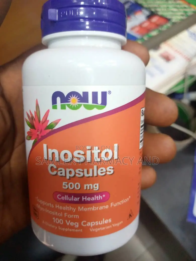 Now Inositol 500 Mg, Healthy Membrane Function-100vegcaps