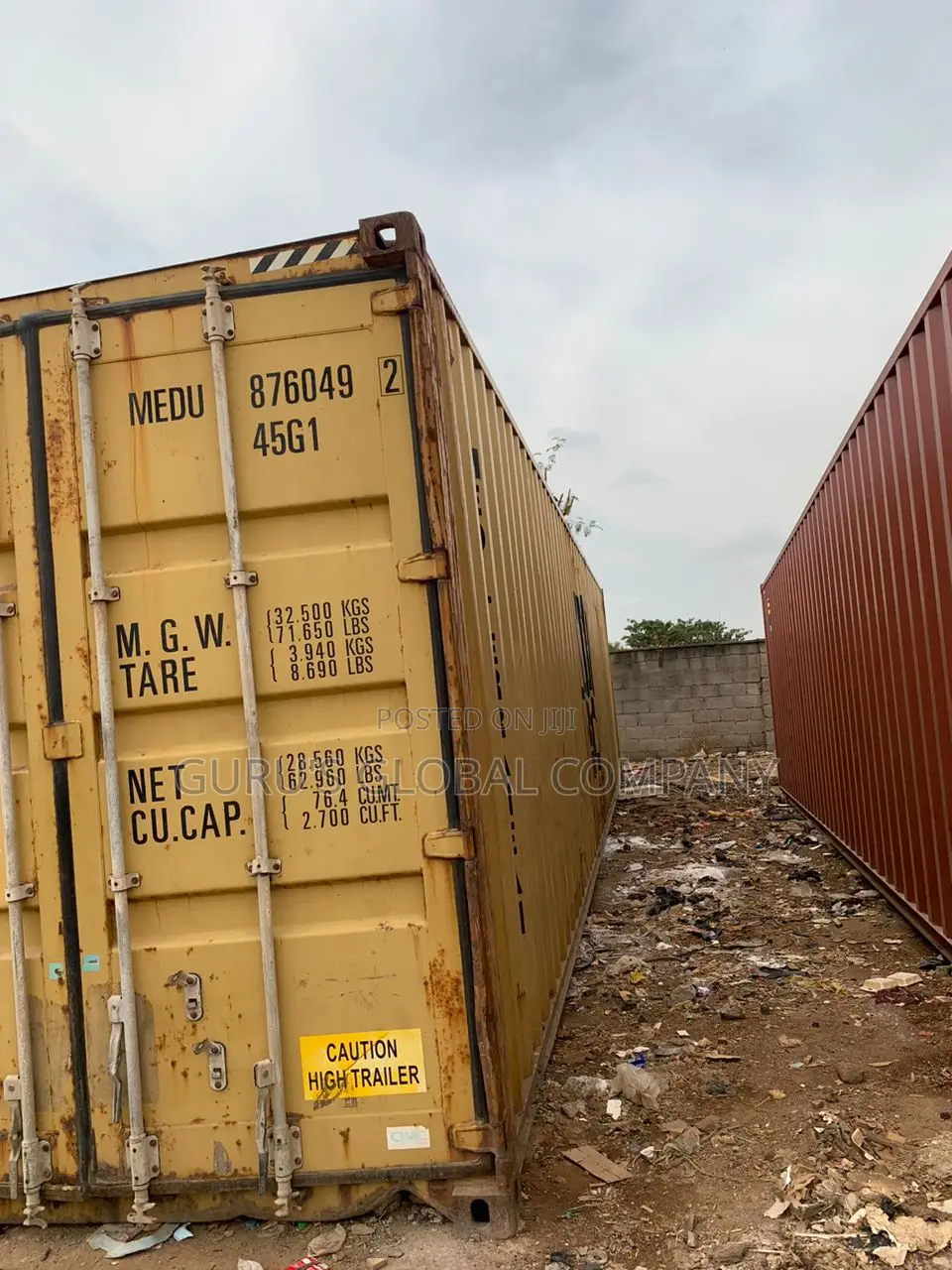 40ft Capacious Foreign Container