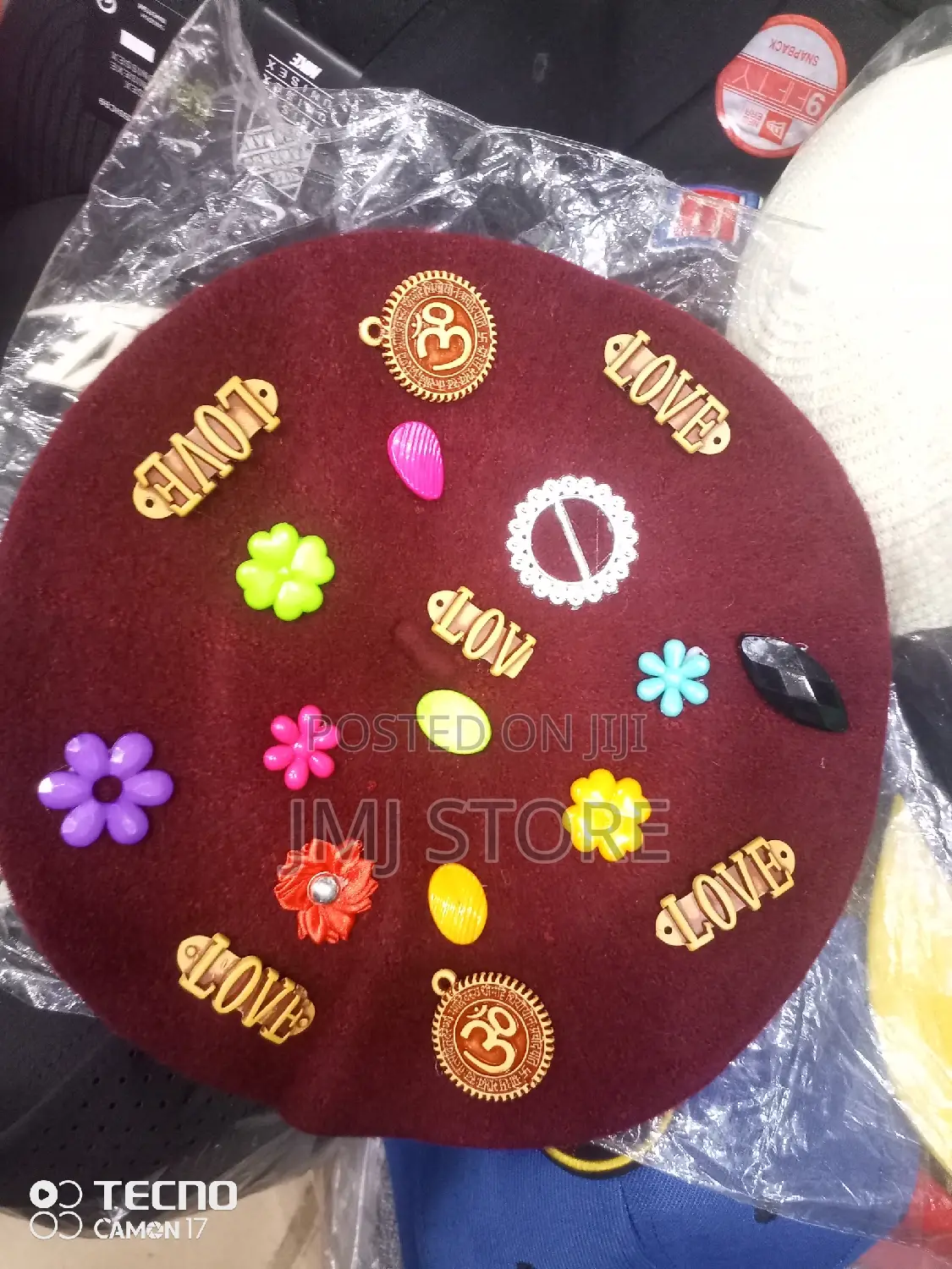 Flower Beret For Girls