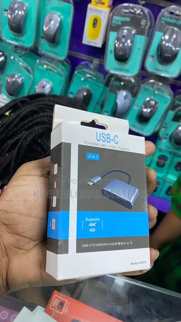 USB C HDMI () + VGA Adapter