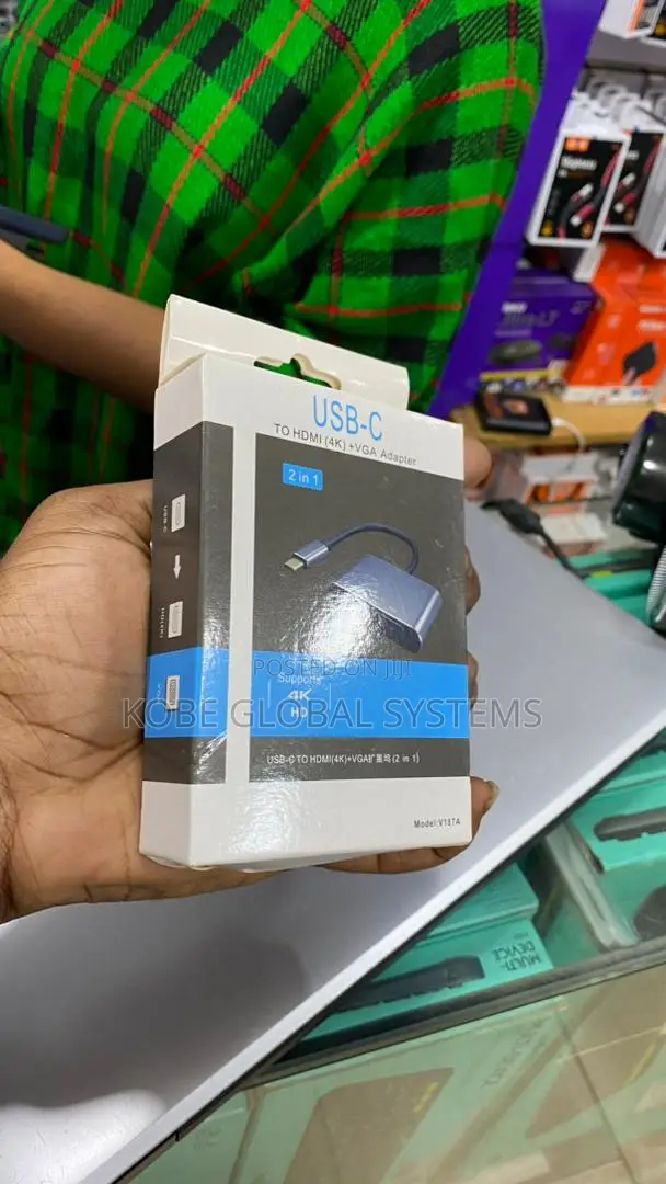 USB C HDMI () + VGA Adapter