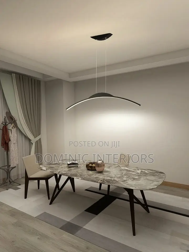 Long Led Black/ White Hanging Lights