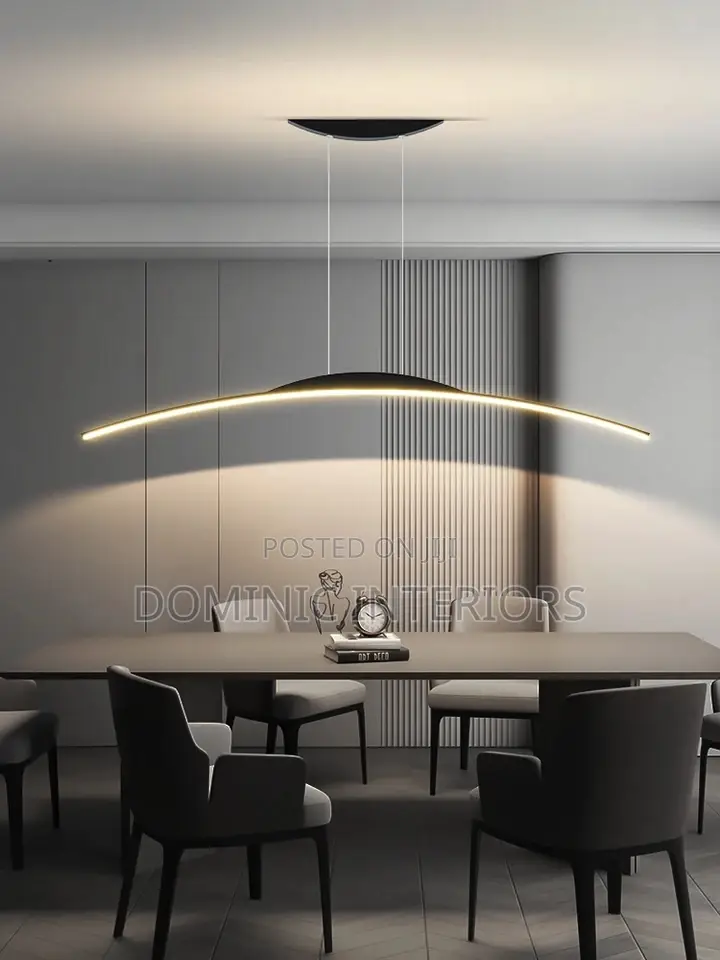 Long Led Black/ White Hanging Lights