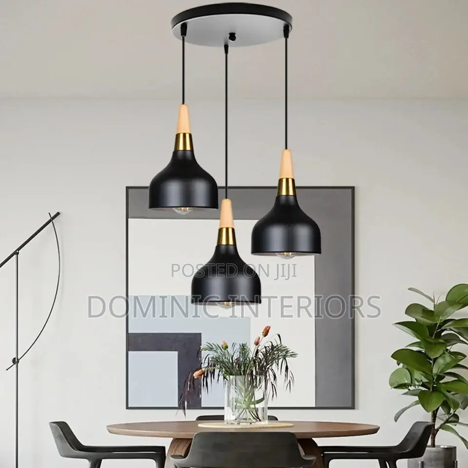 Solid Wood Hanging Lights