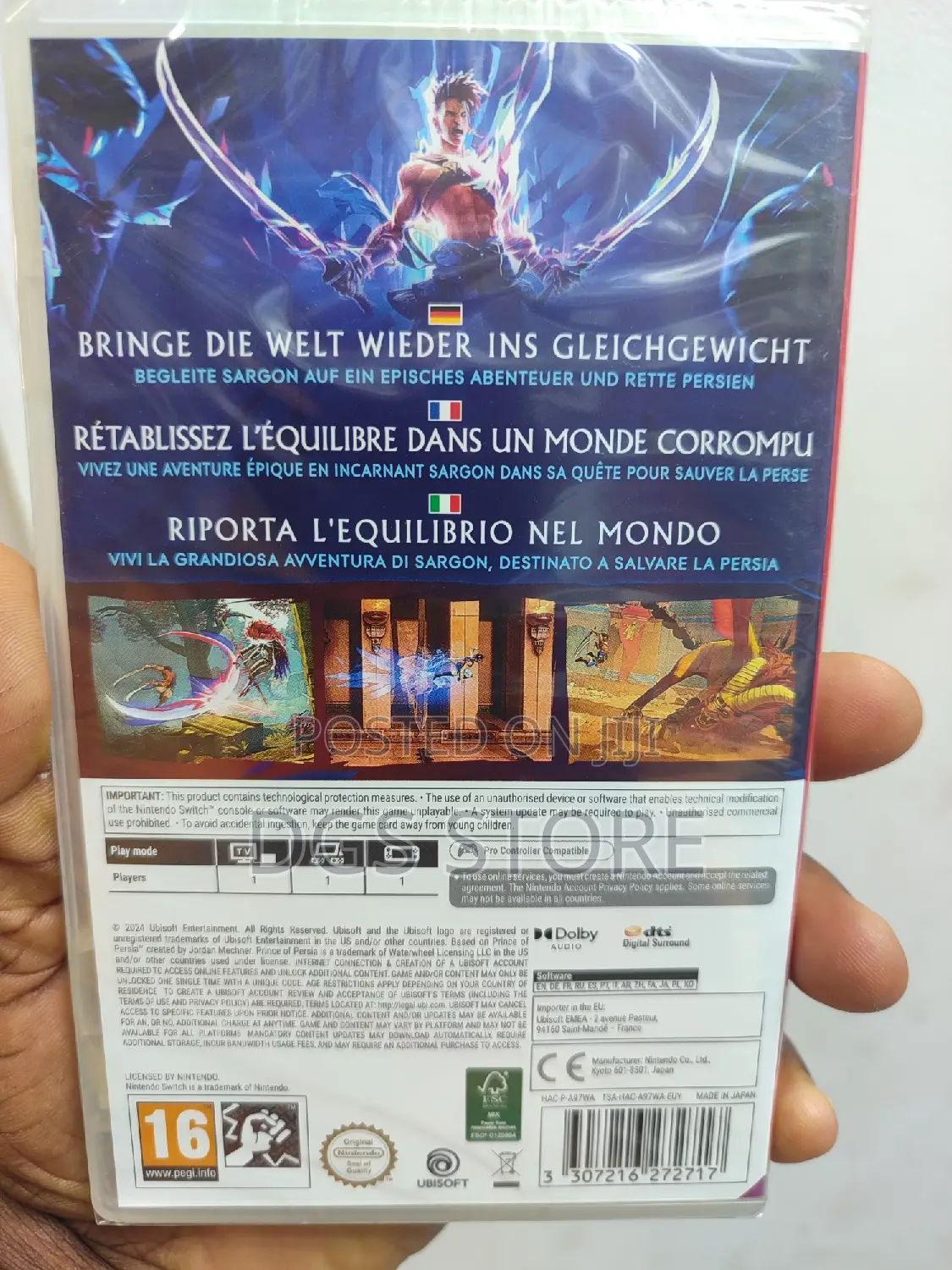 Nintendo Switch Prince of Persia