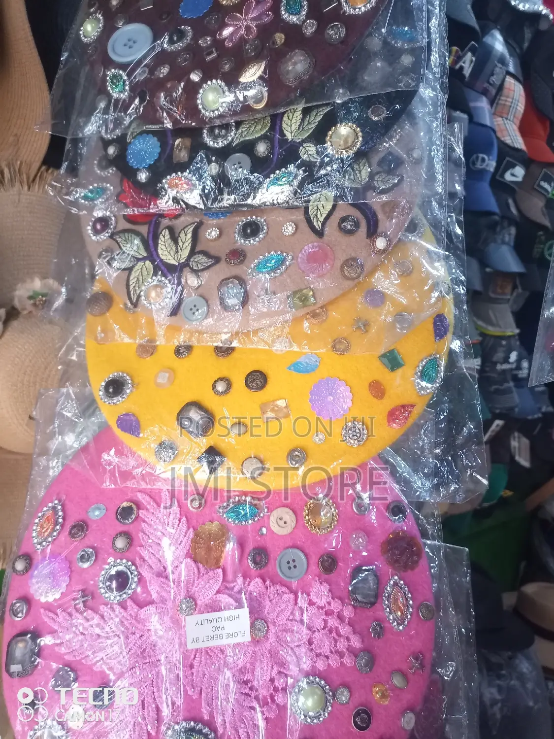 Flower Beret For Girls