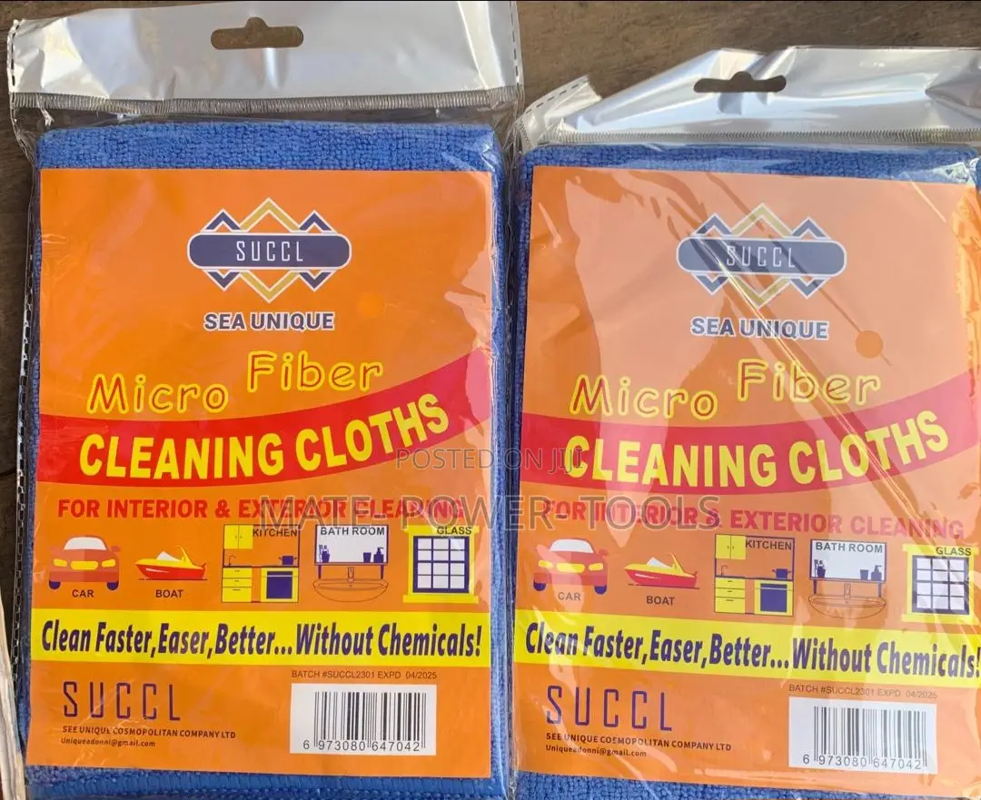 Sea Unique Microfibre Cleaning Clothes - Blue