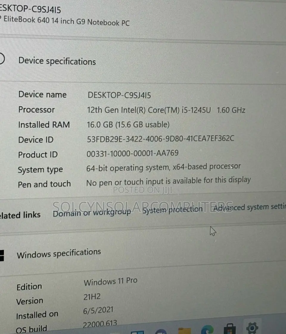 Laptop HP ProBook 640 G8 16GB Intel Core I5 SSD 512GB