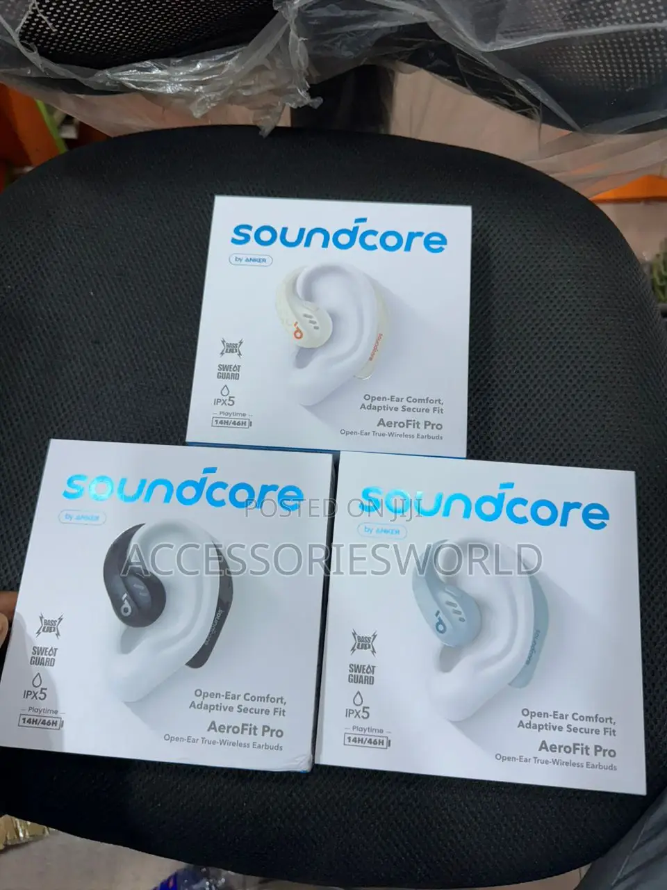 Anker Soundcore Aerofit Pro | Secure Open-Ear Sport Earbuds