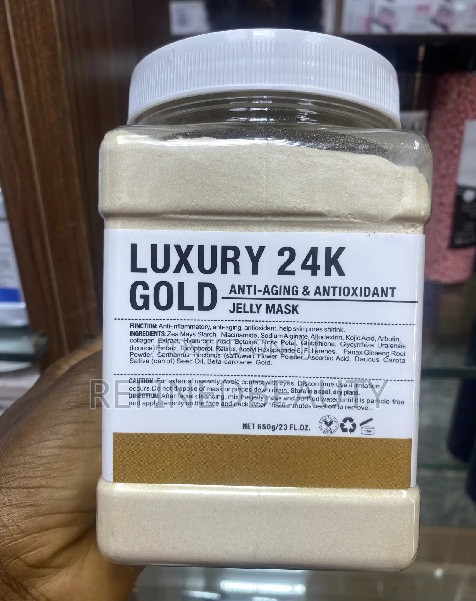 Luxury Gold Anti-Aging Antioxidant Jelly Mask