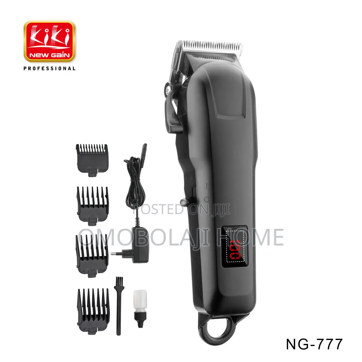 Kiki Professional Rechargeable Clipper With Display Screen