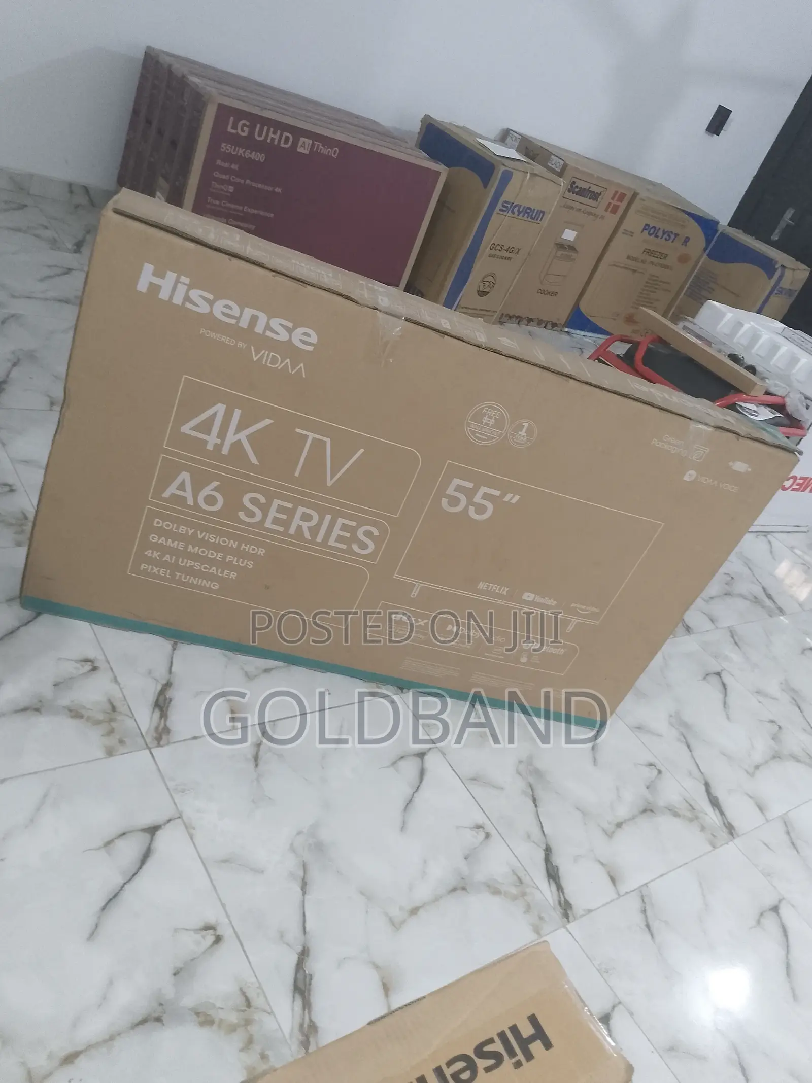 Reliable Hisense Smart Tv- 55 Inches (55A6K)