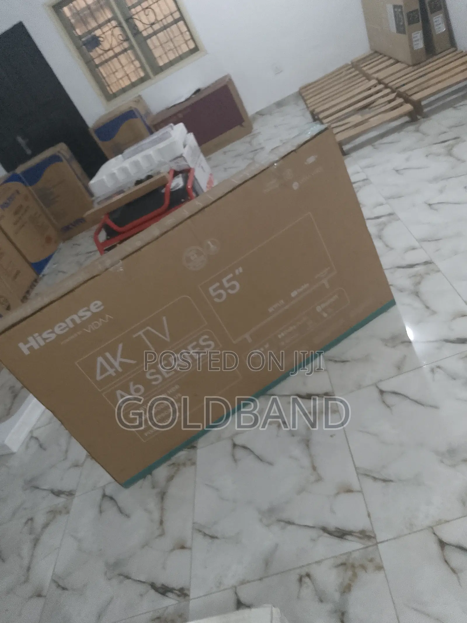 Complete Hisense Smart Tv- 55 Inches (55A6K)