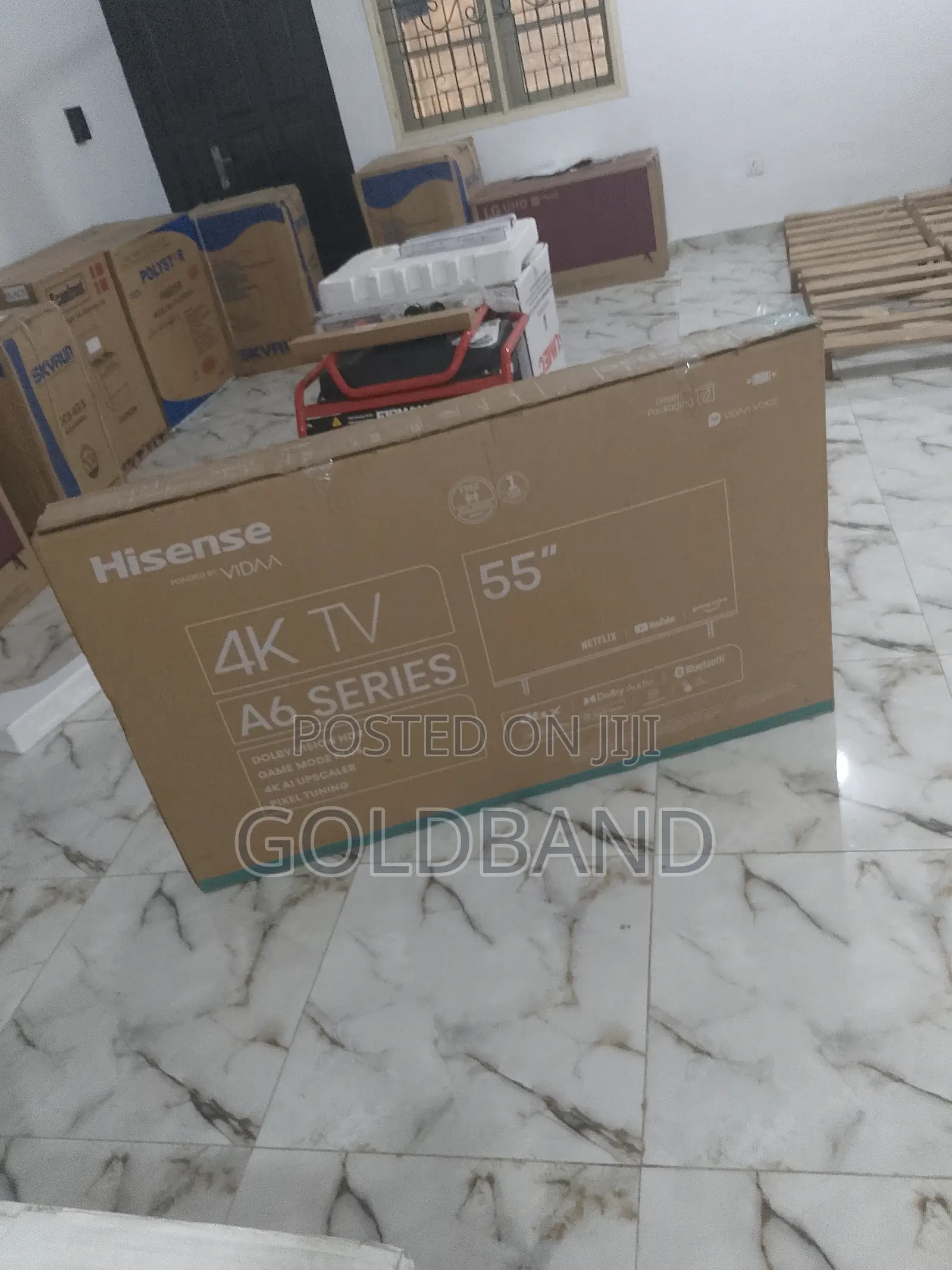 Complete Hisense Smart Tv- 55 Inches (55A6K)