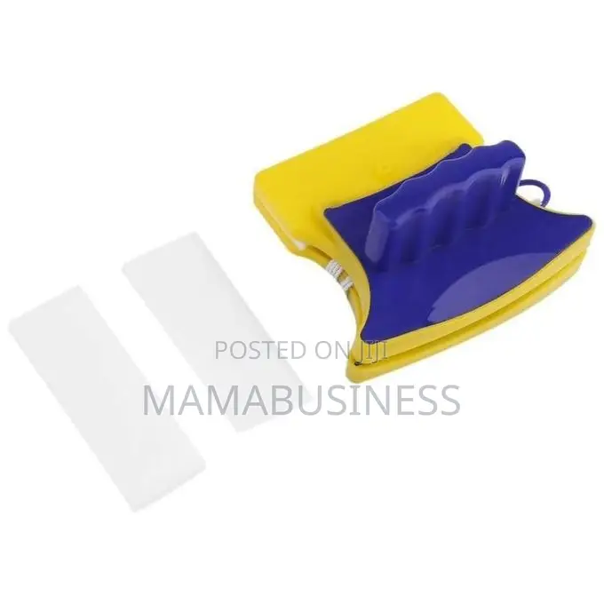 Magnetic Double-Sided Glass Cleaner (Blue+Yellow)
