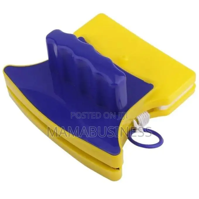 Magnetic Double-Sided Glass Cleaner (Blue+Yellow)