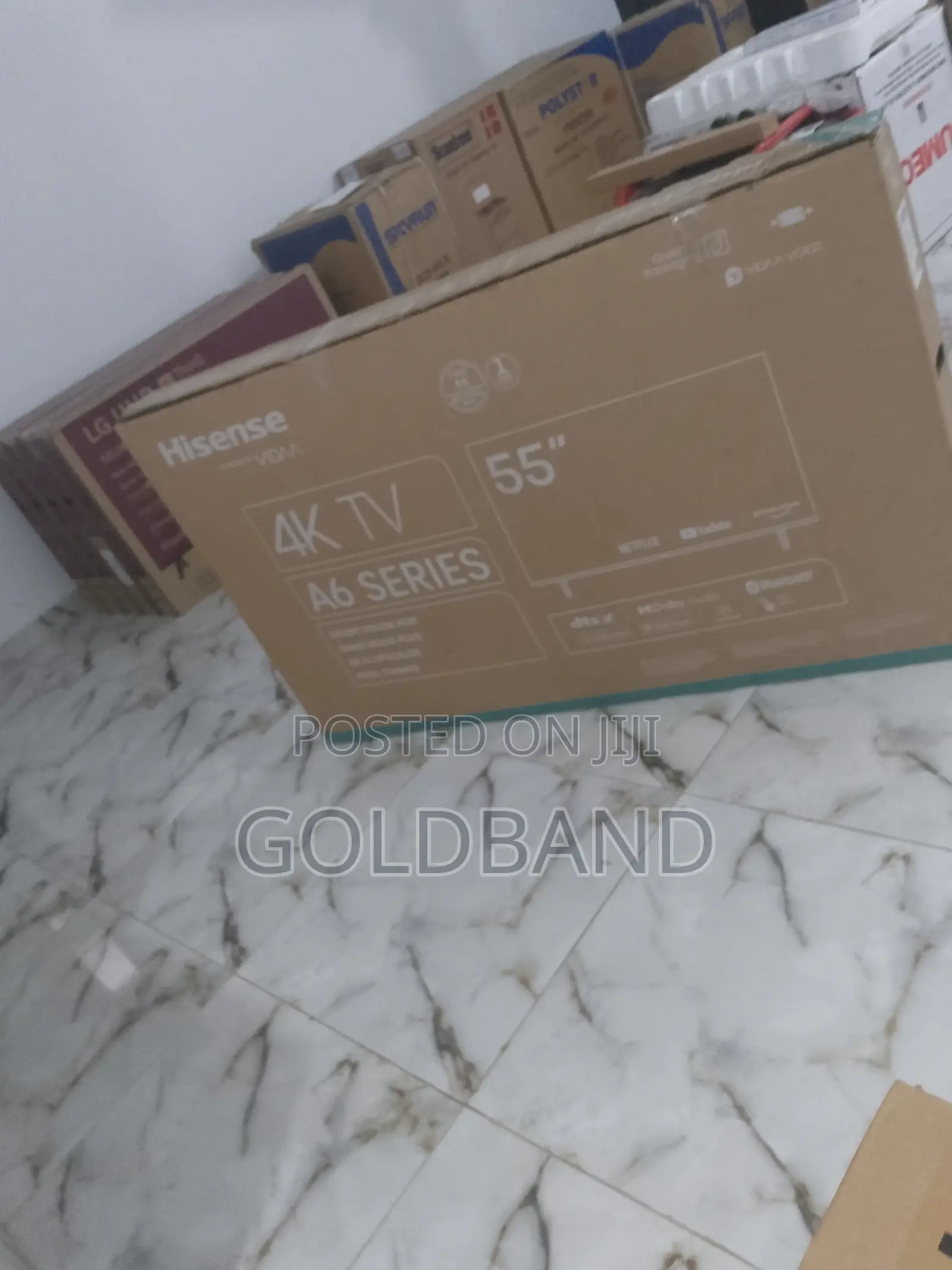 55 Inches Hisense Smart TV (55a6k)- Complete 