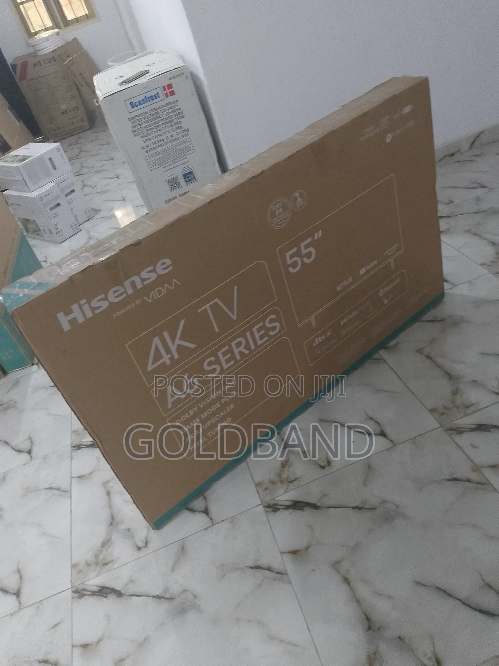 55 Inches Hisense Smart TV (55a6k)- Complete 