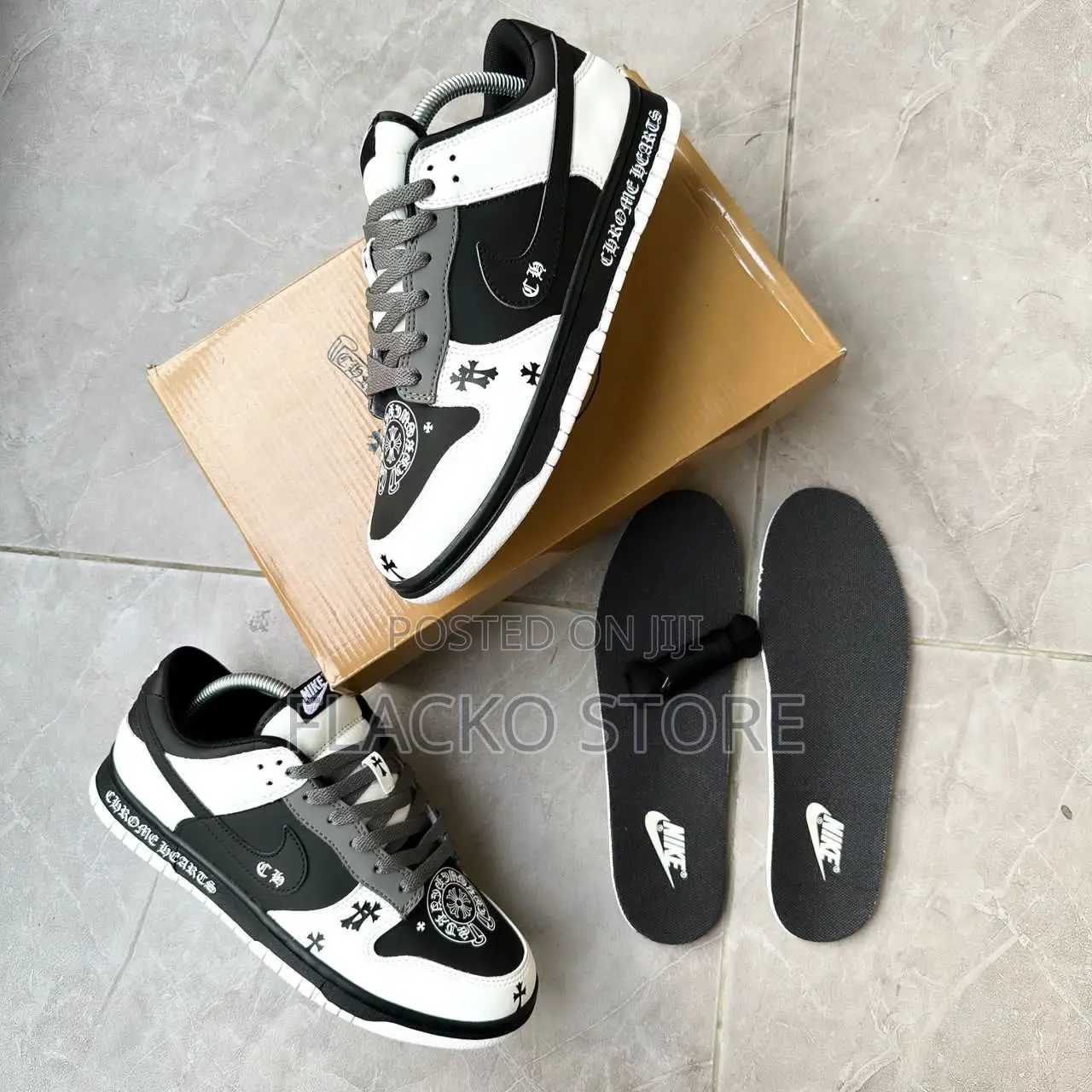 Original Chrome Heart Nike Sb Dunk Low Pro Sneakers