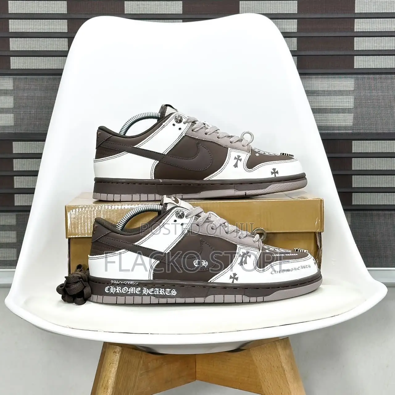 Original Chrome Heart Nike Sb Dunk Low Pro Sneakers