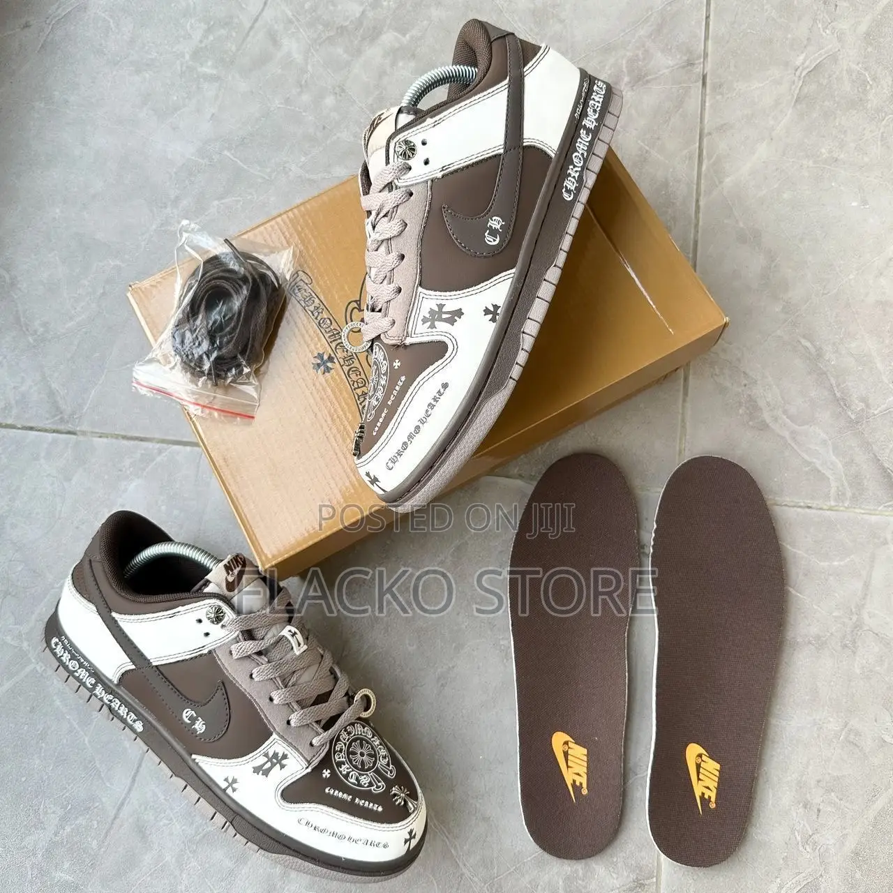 Original Chrome Heart Nike Sb Dunk Low Pro Sneakers