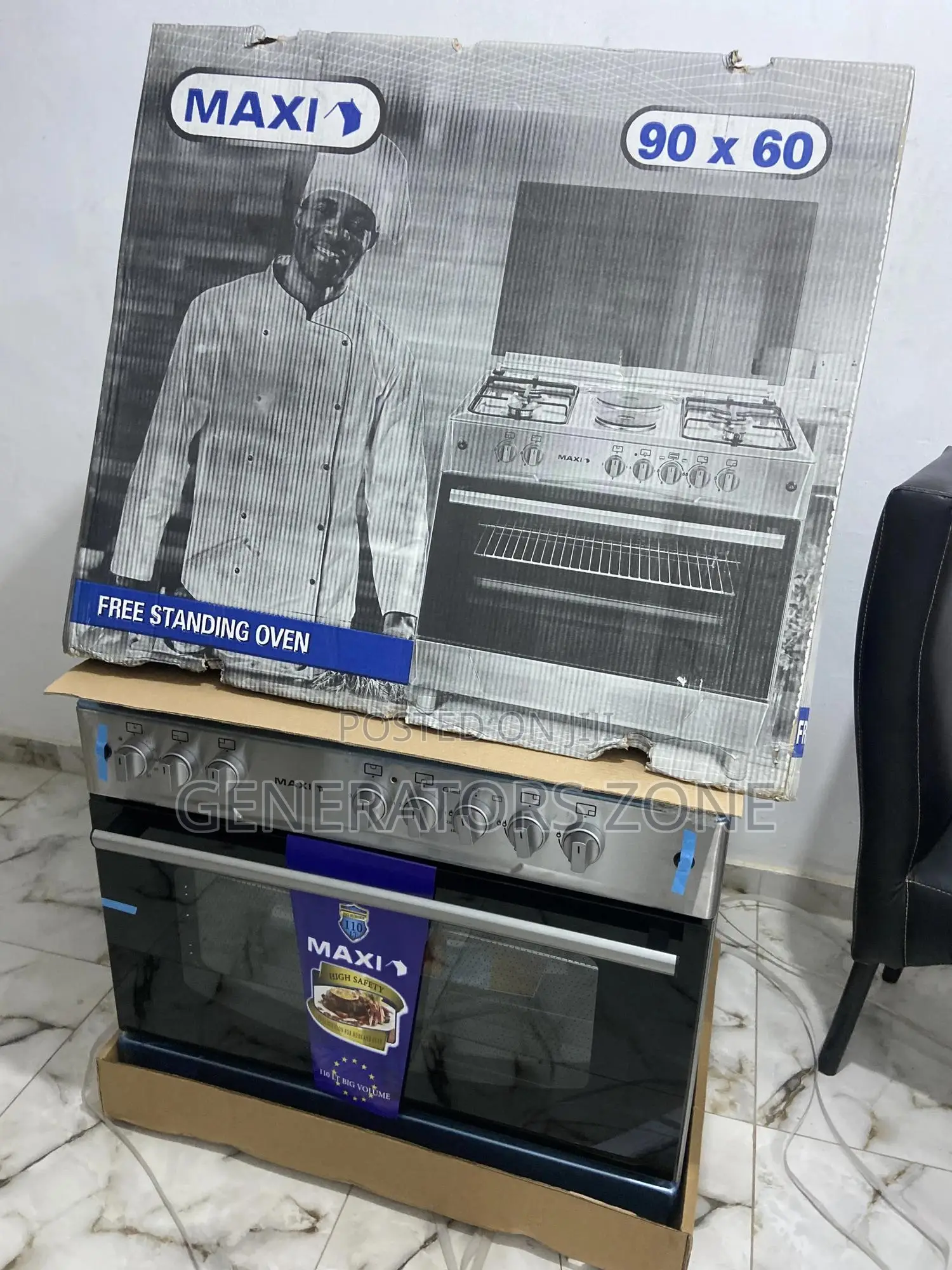 Affordable Maxi 4+2 Burner 90X60 Cooker