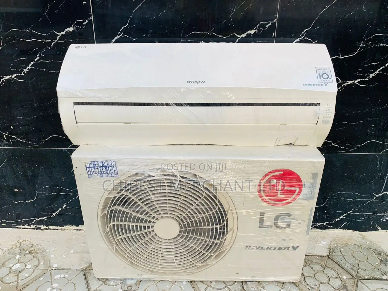 Original Lg Inverter Air Conditioner Set 1.5hp