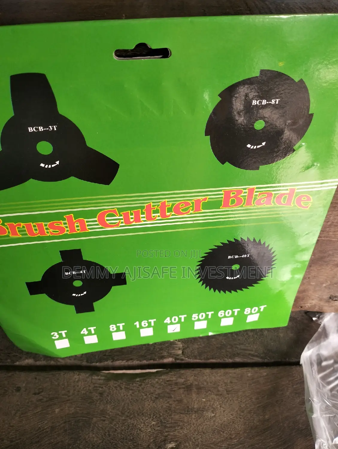 Brush Cutter Blade (Stainless)