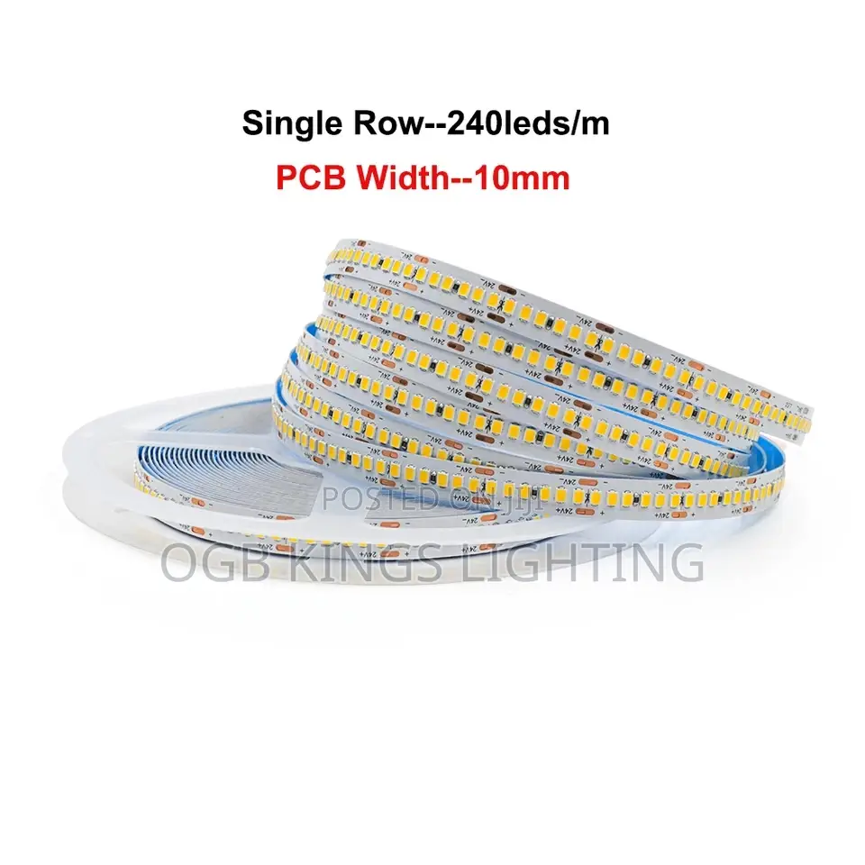 10mtrs Led Strip Tape Light Warm White Light for Profile