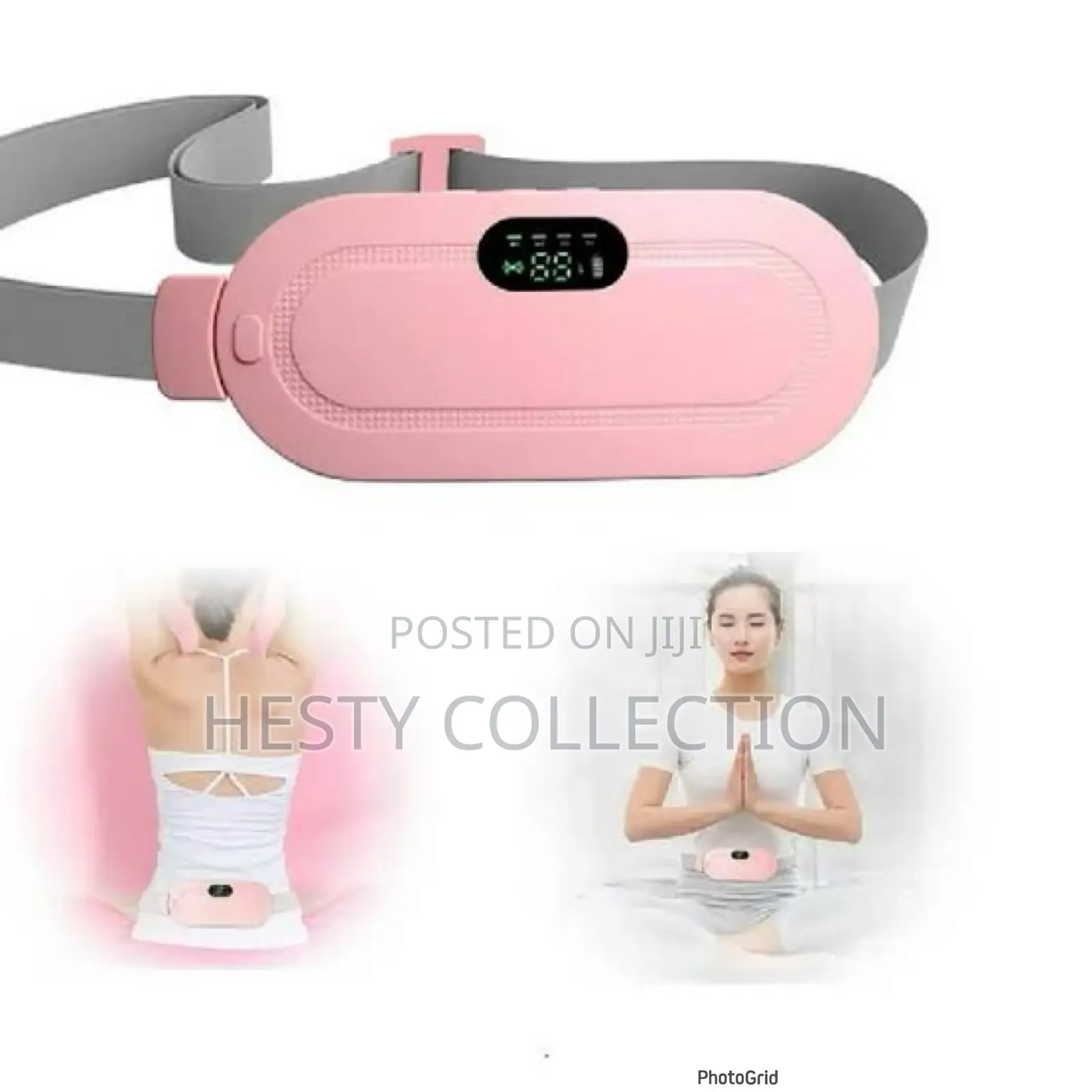 Menstrual Pain Relief Cordless Heating Belt Pad Massage Cramps Giftset