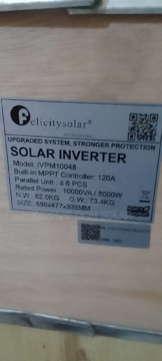 10kva 48v Hybrid Inverter Felicity