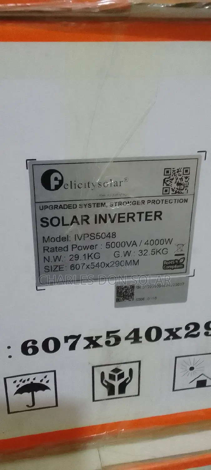 Felicity Inverter 5kva 48v Non Hybrid Is Available