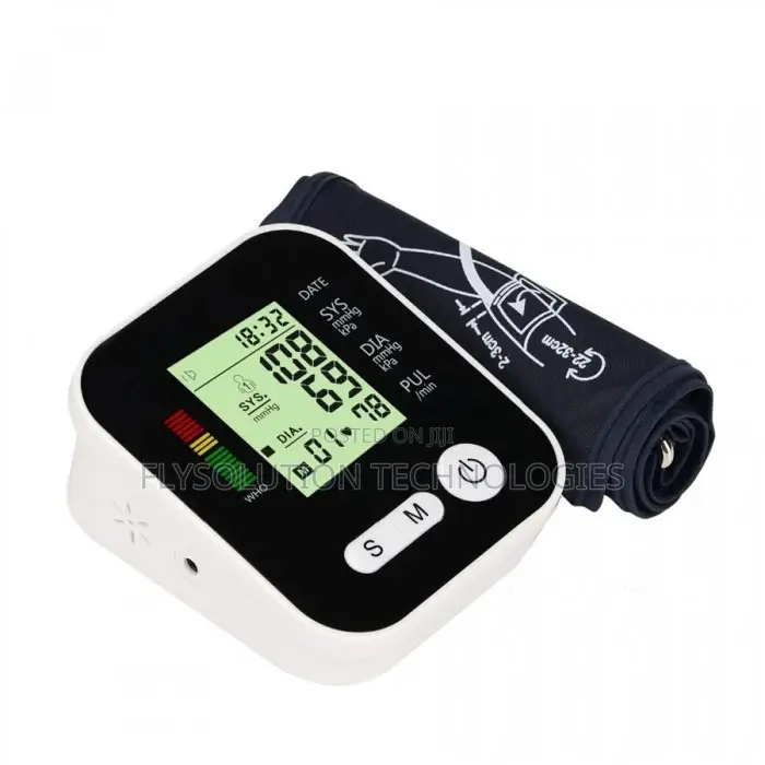 Electronic Arm Type Blood Pressure Monitor With Voice