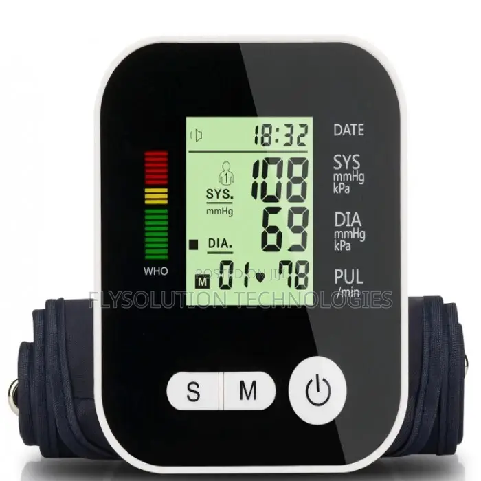 Electronic Arm Type Blood Pressure Monitor With Voice