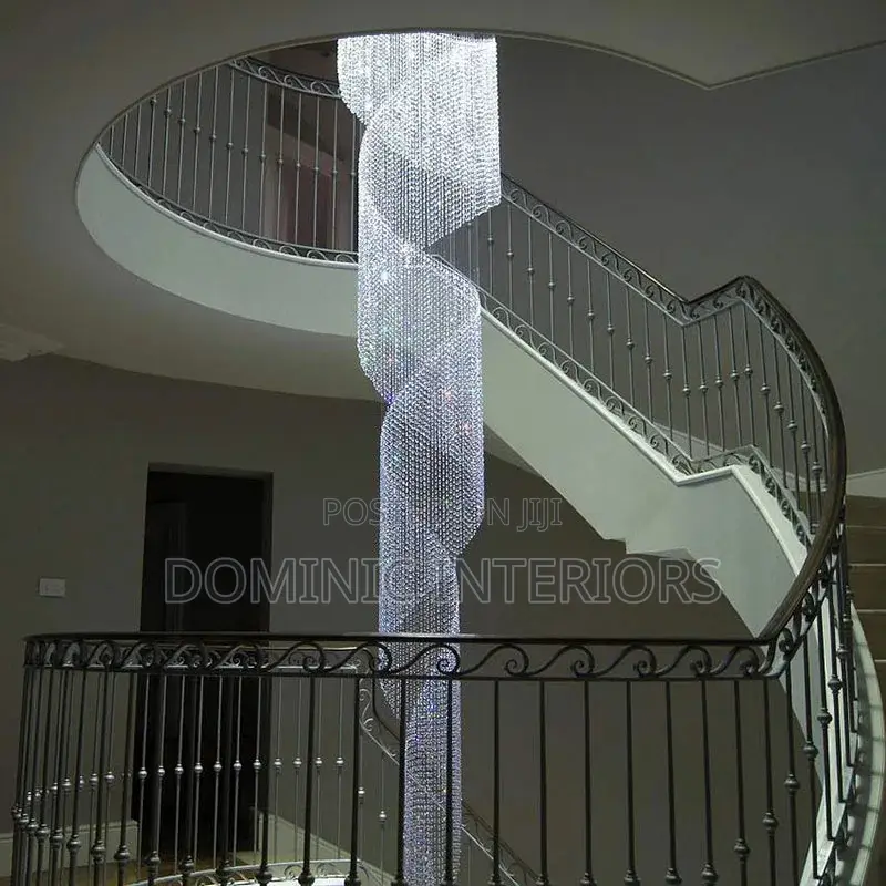 Led Modern Spiral Luxury Chandelier