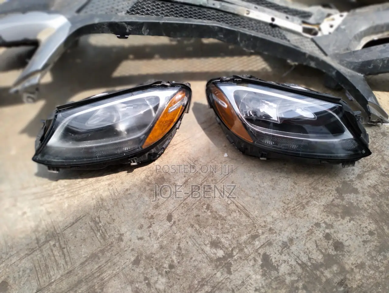 C300 2017 Set of Non LED Headlights
