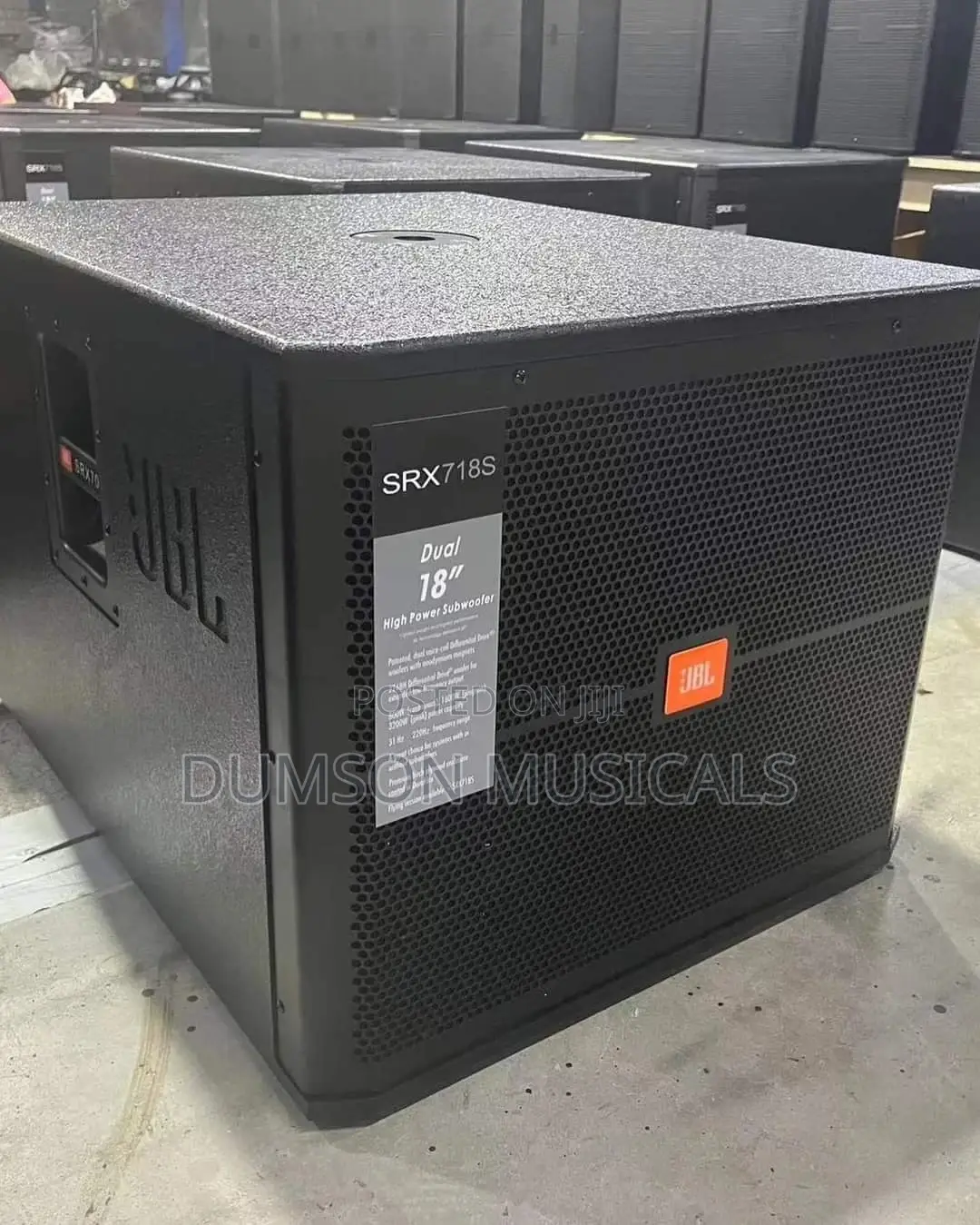 JBL Single Subwoofer 18 Inches Srx718s