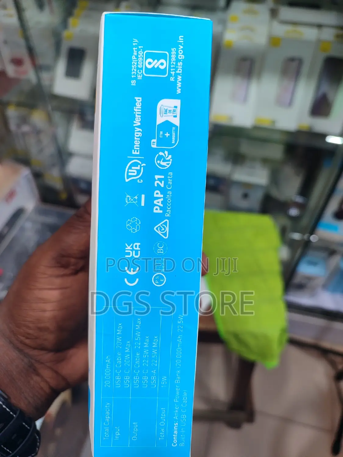 Anker Power Bank 20,000mah 22.5w