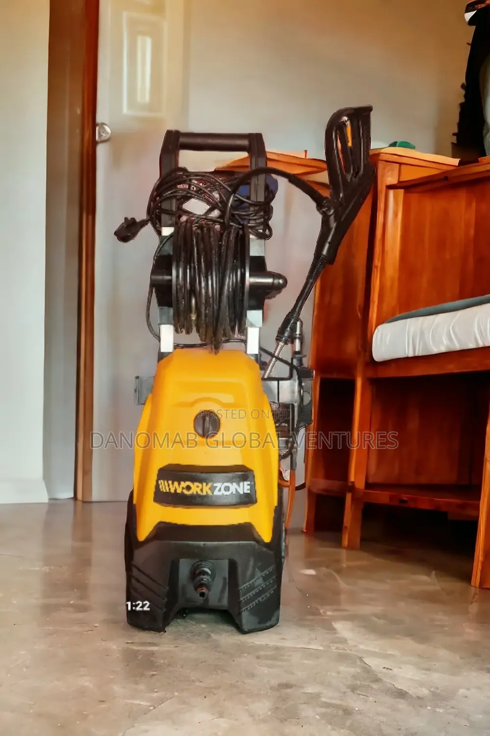 Workzone Pressure Washer With Soap Tank & Power Regulator