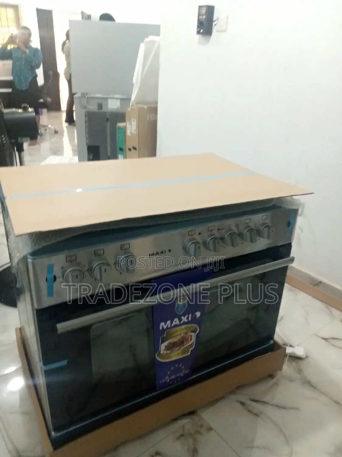 Maxi Original 90x60 Inox Standing Gas Cooker